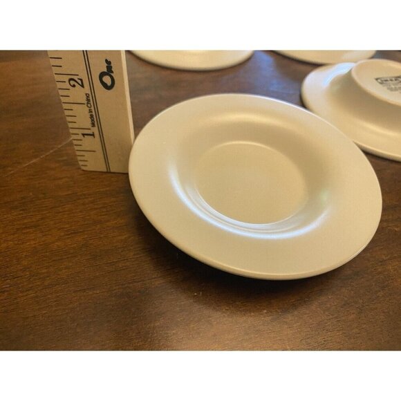6 IKEA 120 11 Beige Dipping Bowls Saucers  Set Of 6 Excellent Condition - Picture 8 of 9